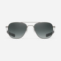 Aviator - Satin Gunmetal & Slate Polarized Gradient Nylon Lens - Old House Provisions
