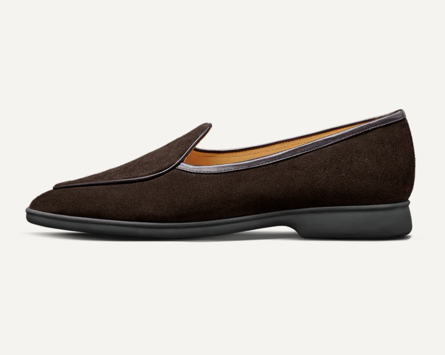 Stride Loafers - Dark Brown Suede