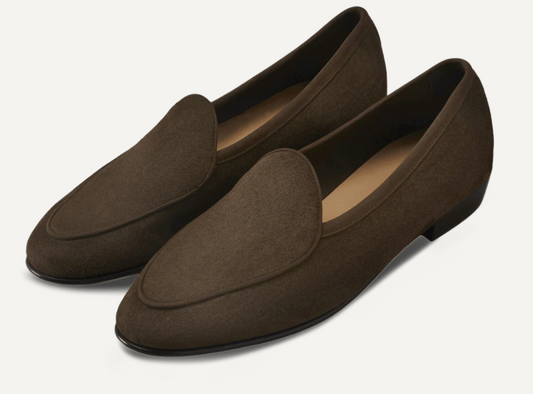 Sagan Classic Loafers - Olivine Suede