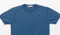 Ice Cotton Knitted T-Shirt - Smokey Blue
