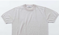 Ice Cotton Knitted T-Shirt - Light Gray