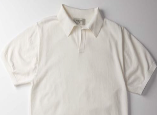 Ice Cotton Knitted Skipper Polo - Off-White