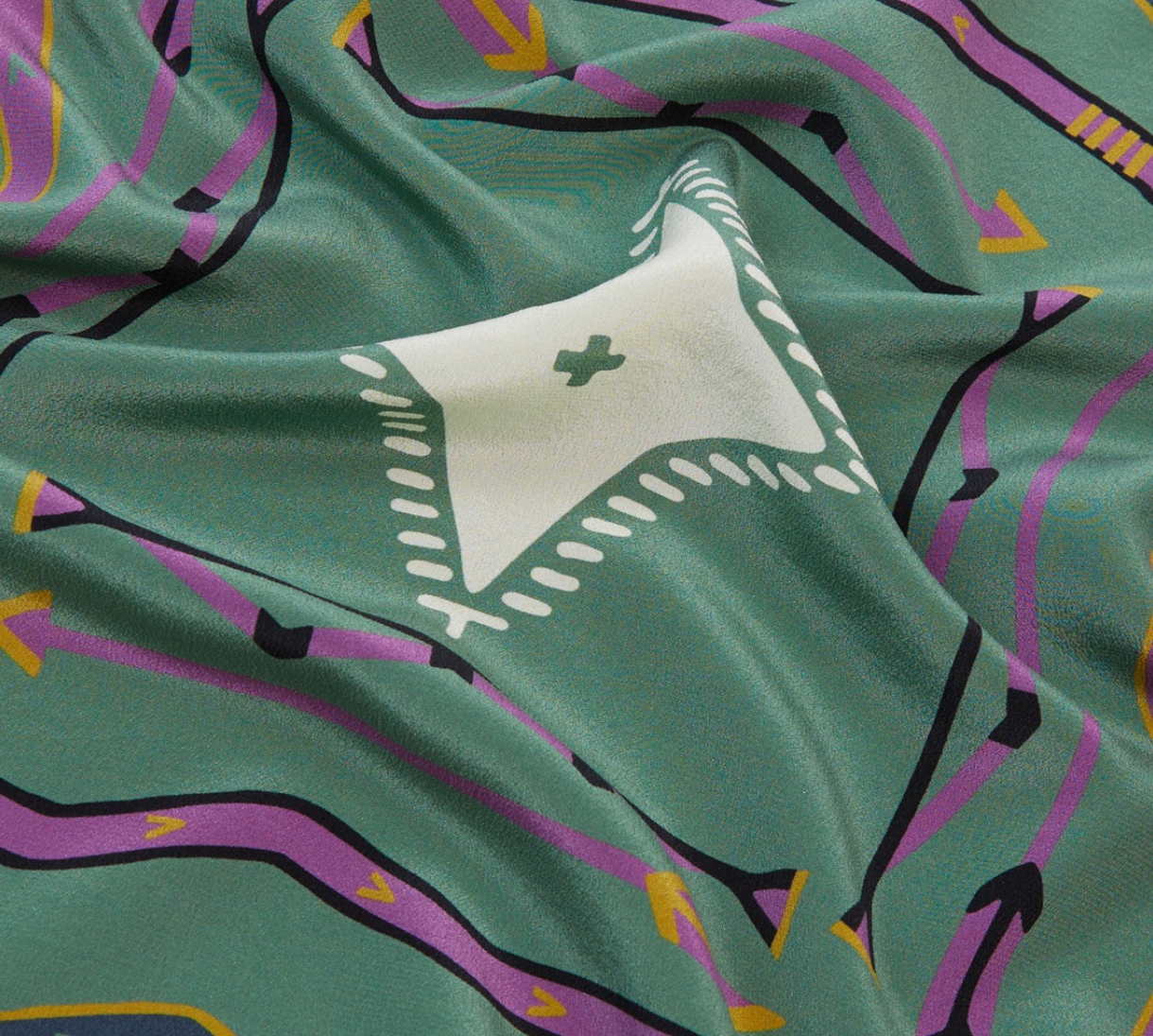Silk Tribal Pocket Square