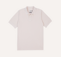 Washed Pique Polo - Pink