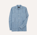 Long Sleeve Chambray Cuban Shirt
