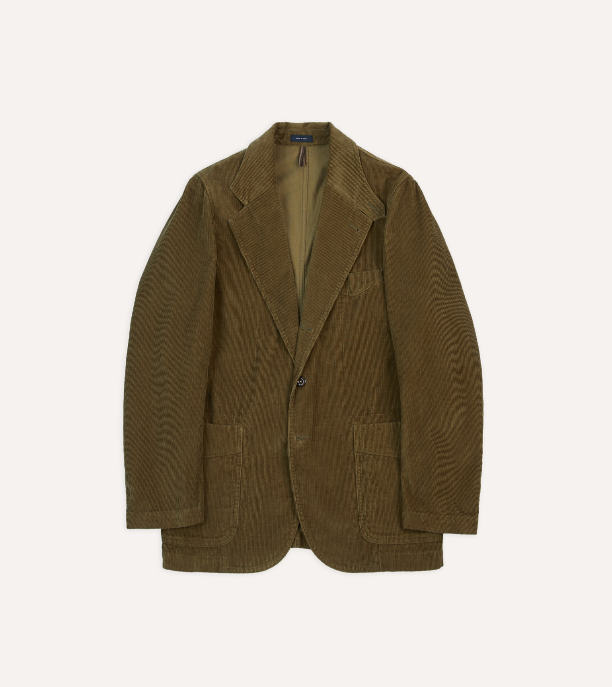 Vintage Cord Field Games Blazer - Olive