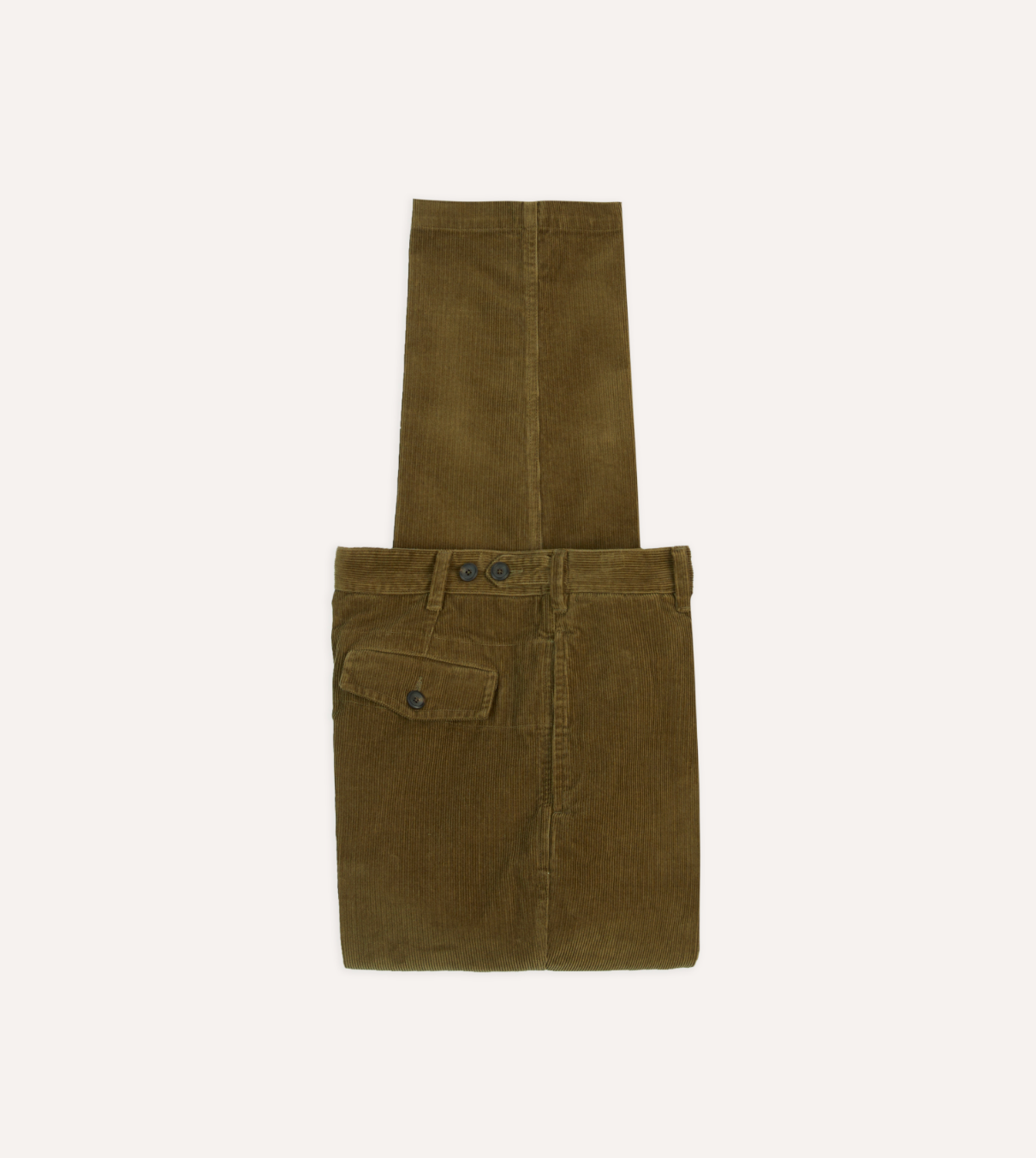 Vintage Cord Field Games Trouser - Olive