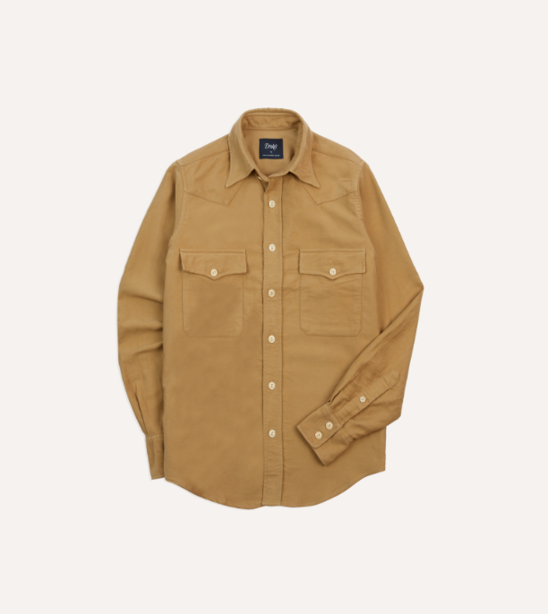 Moleskine Western Shirt - Sand