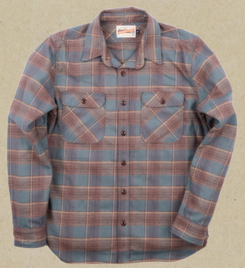 Jepson Shirt - Dusty Blue Plaid