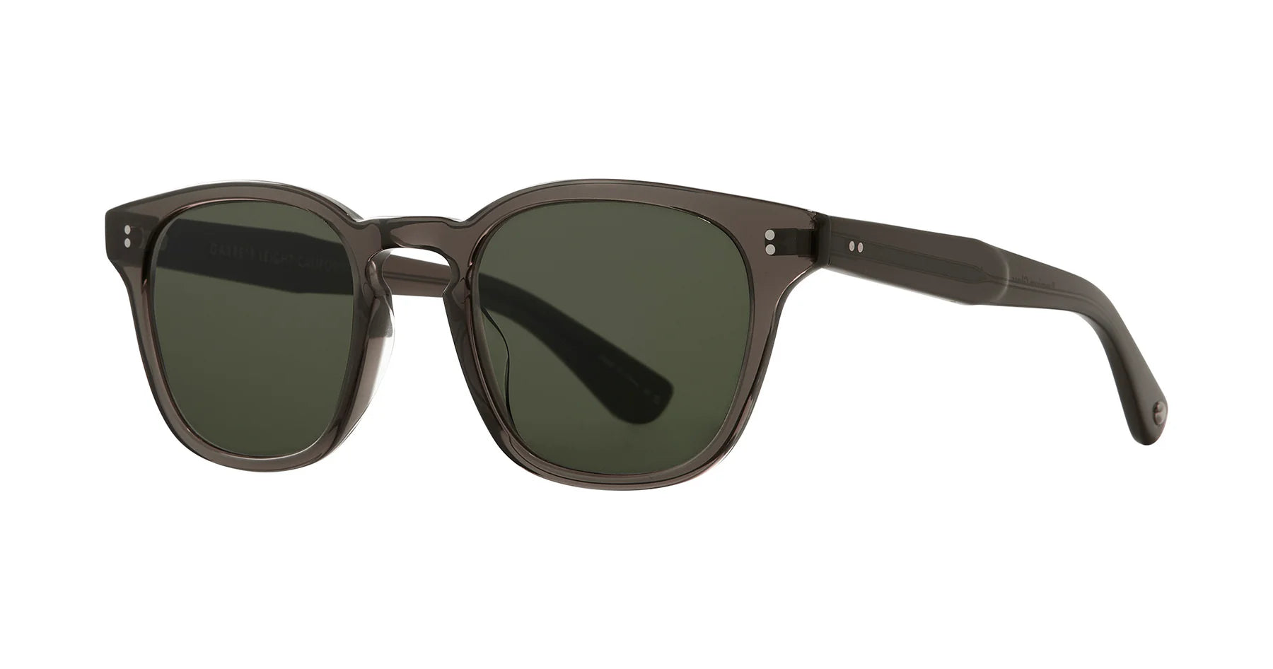 Garrett Leight Ace II sunglasses with black semi-flat frames and G15 tinted lenses, stylish accessory for sun protection.