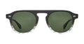 Garrett Leight Harding sunglasses with semi-flat grey quartz lenses and sleek accessories design, stylish eyewear for everyday wear