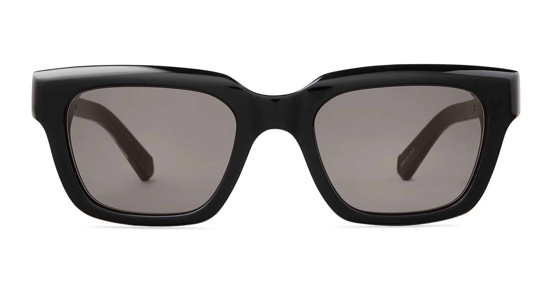 Garrett Leight Mr. Leight Maven S sunglasses in black gunmetal with semi-flat lava lenses, stylish accessories for sun protection.