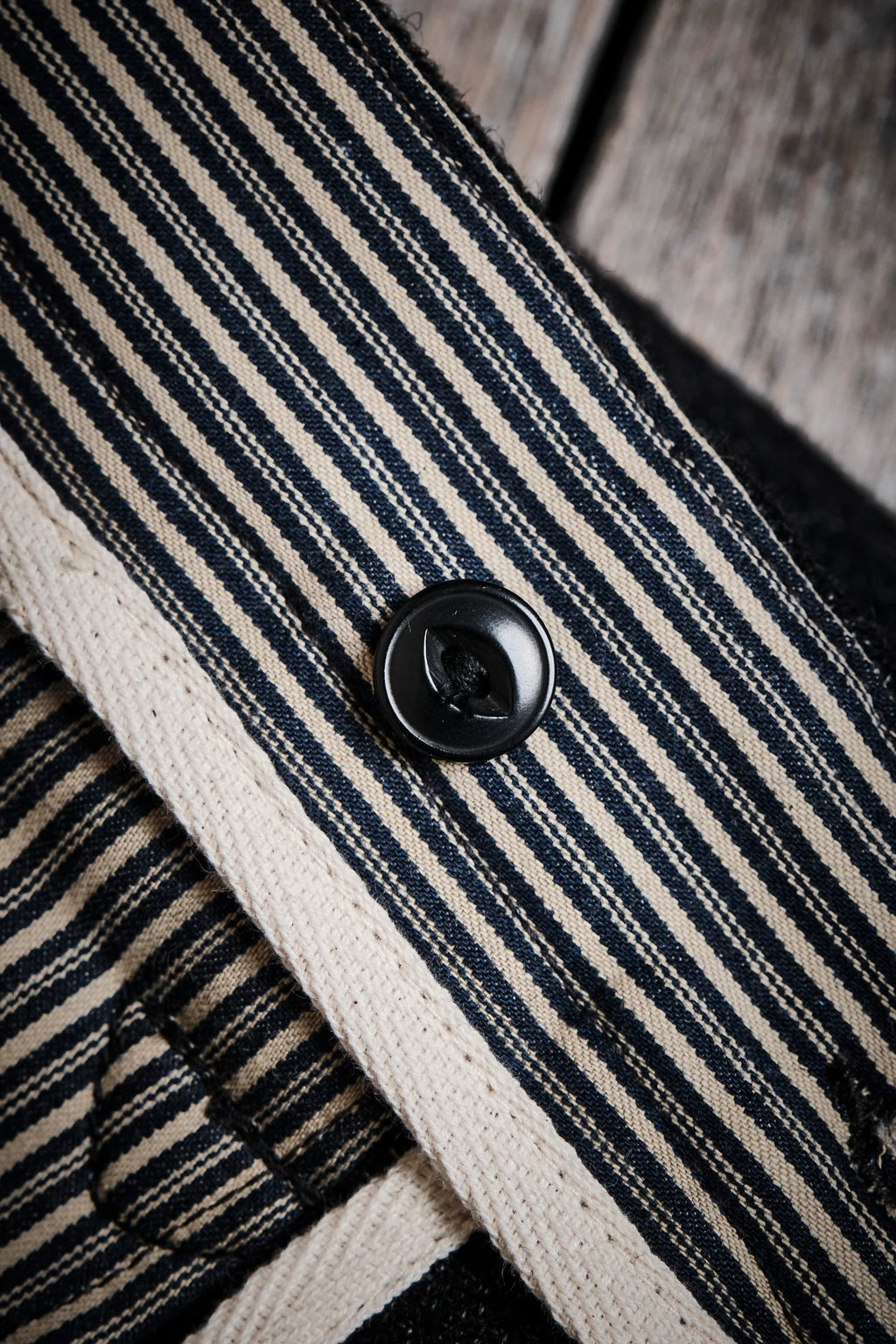 Duster Pant - Black Wool