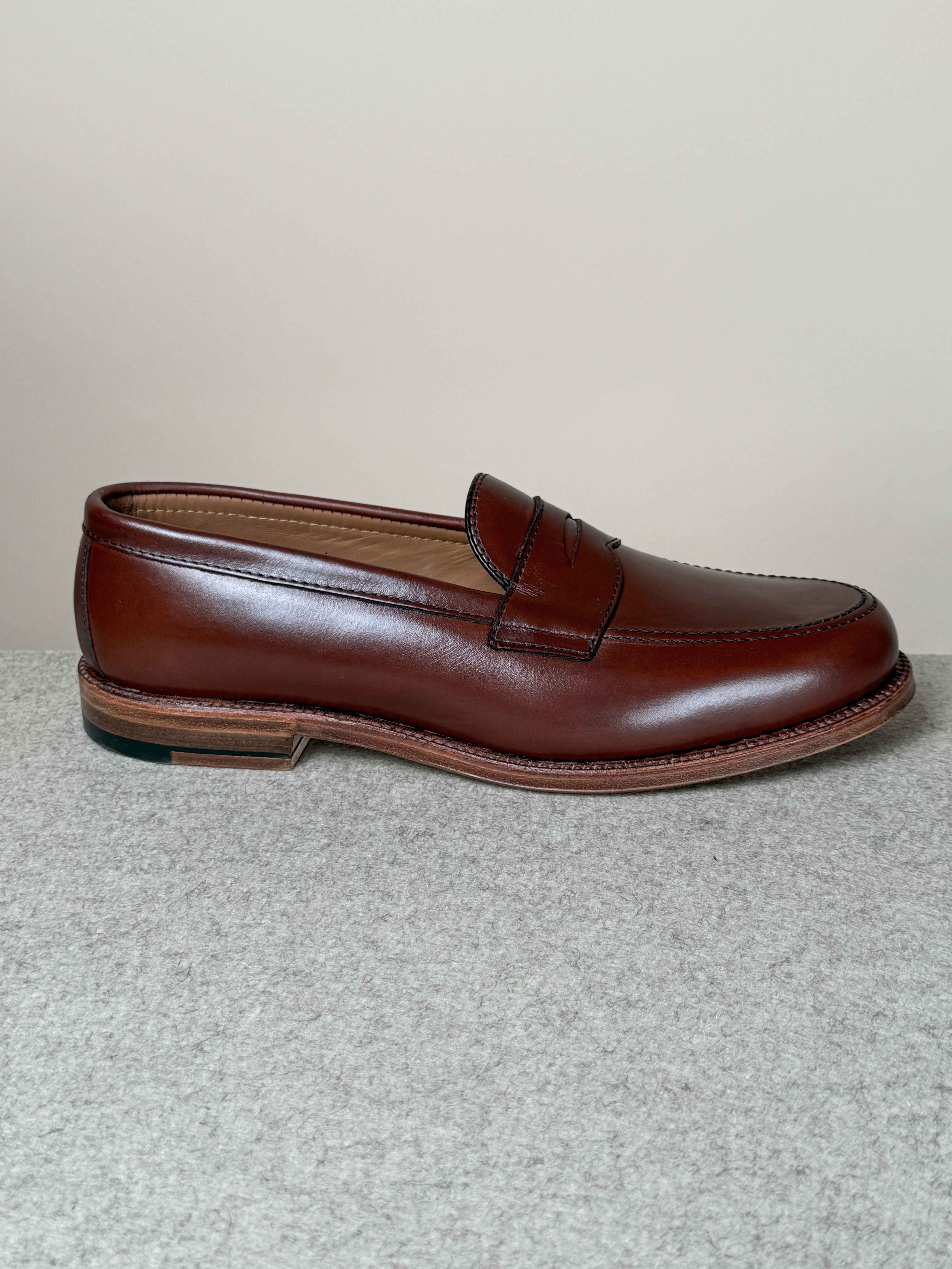 Alden Leisure Penny Loafer - Walnut Michigan Calf – Old House