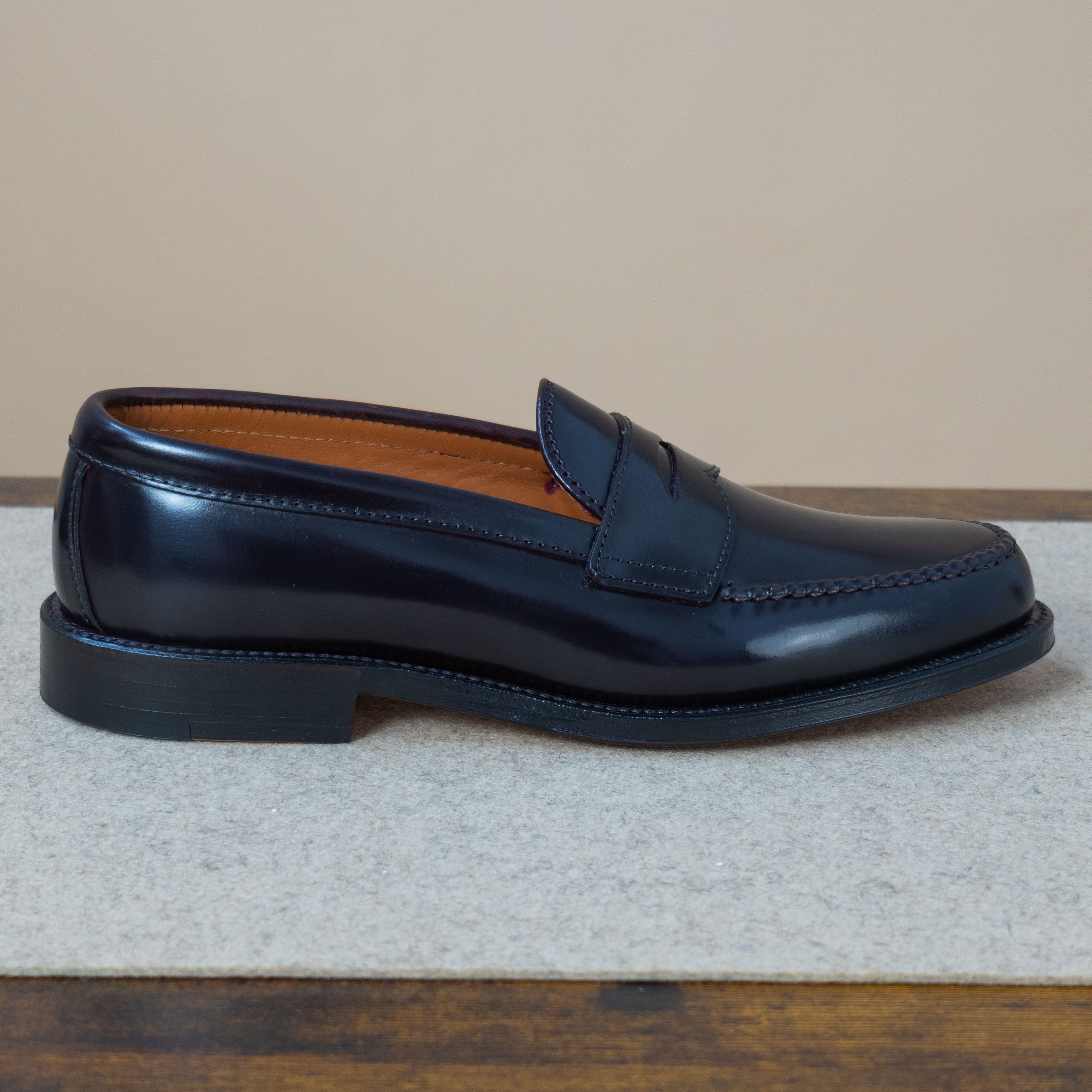 Alden Leisure Handsewn Penny Loafer 986 - Color 8 Shell Cordovan