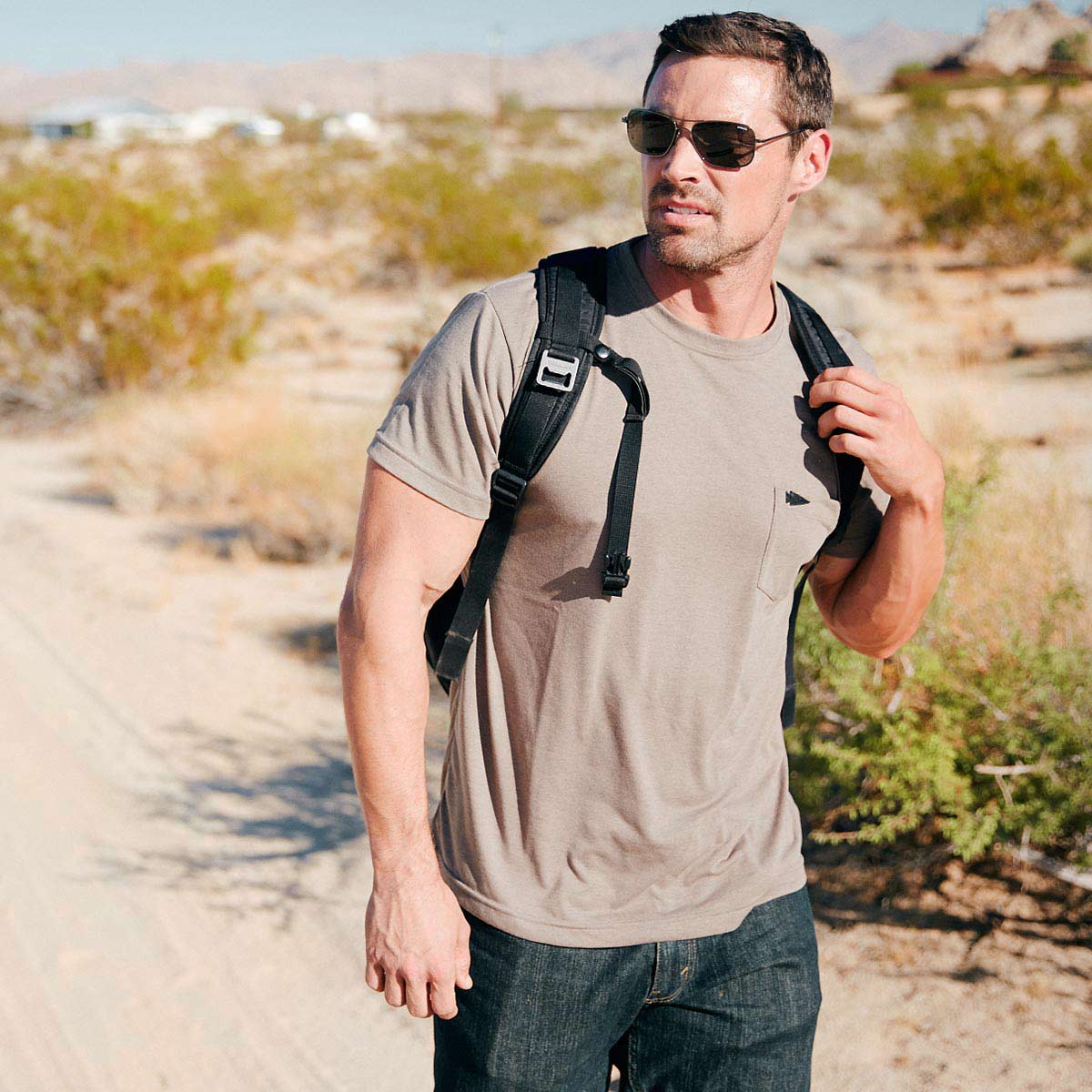 Randolph USA Archer accessories in gunmetal and American gray, featuring sleek, modern design with textured surfaces and clean lines.