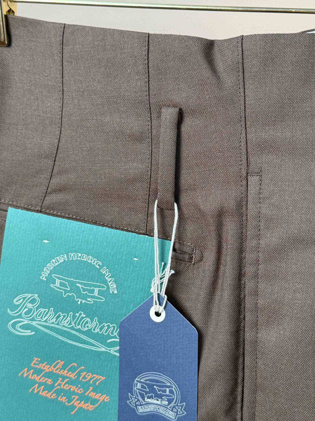 Wool Hollywood Trousers 1920 - Brown