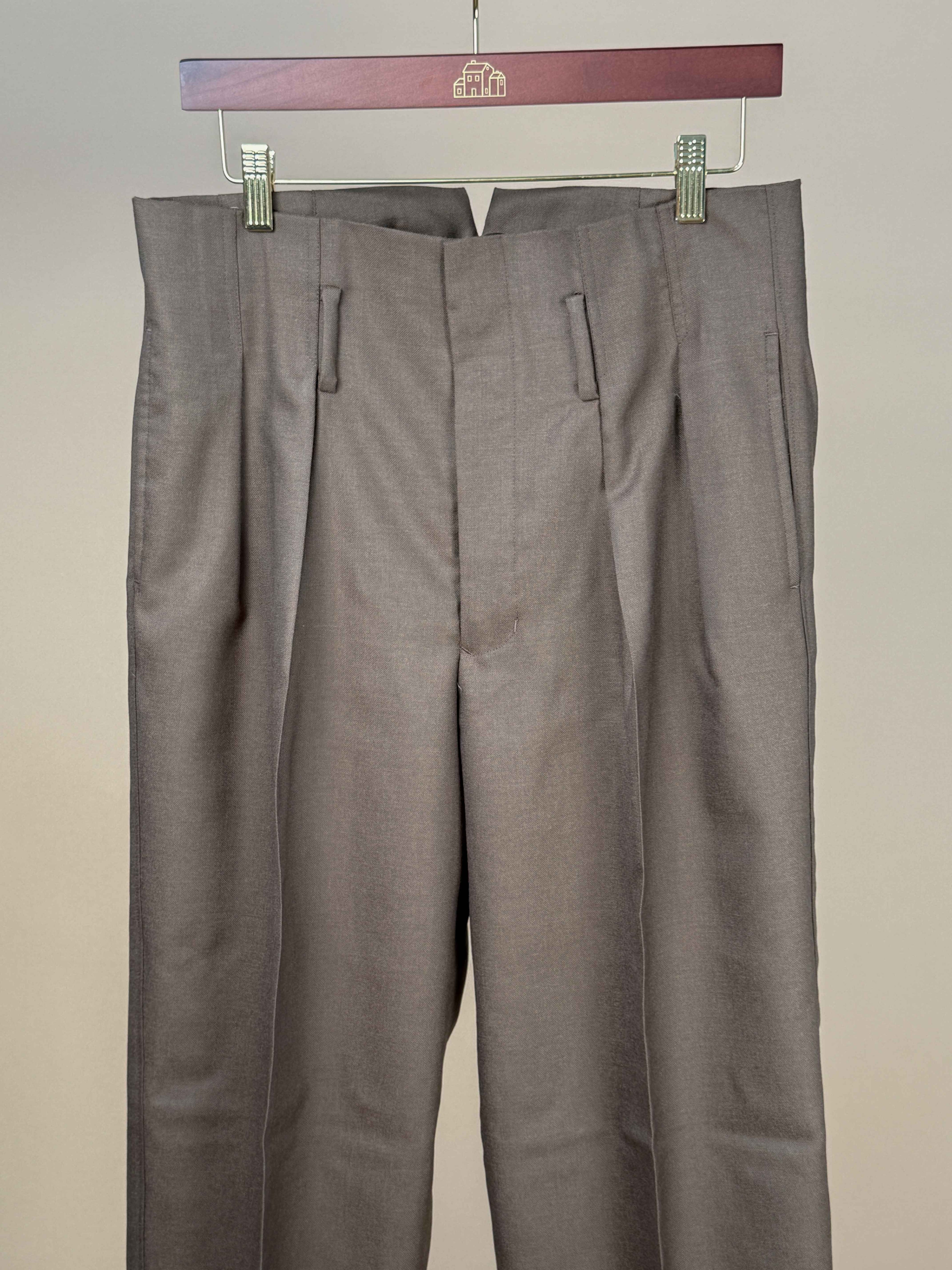 Wool Hollywood Trousers 1920 - Brown