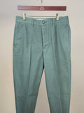 Washed Canvas Flat Front Chinos 1952UC - Olive