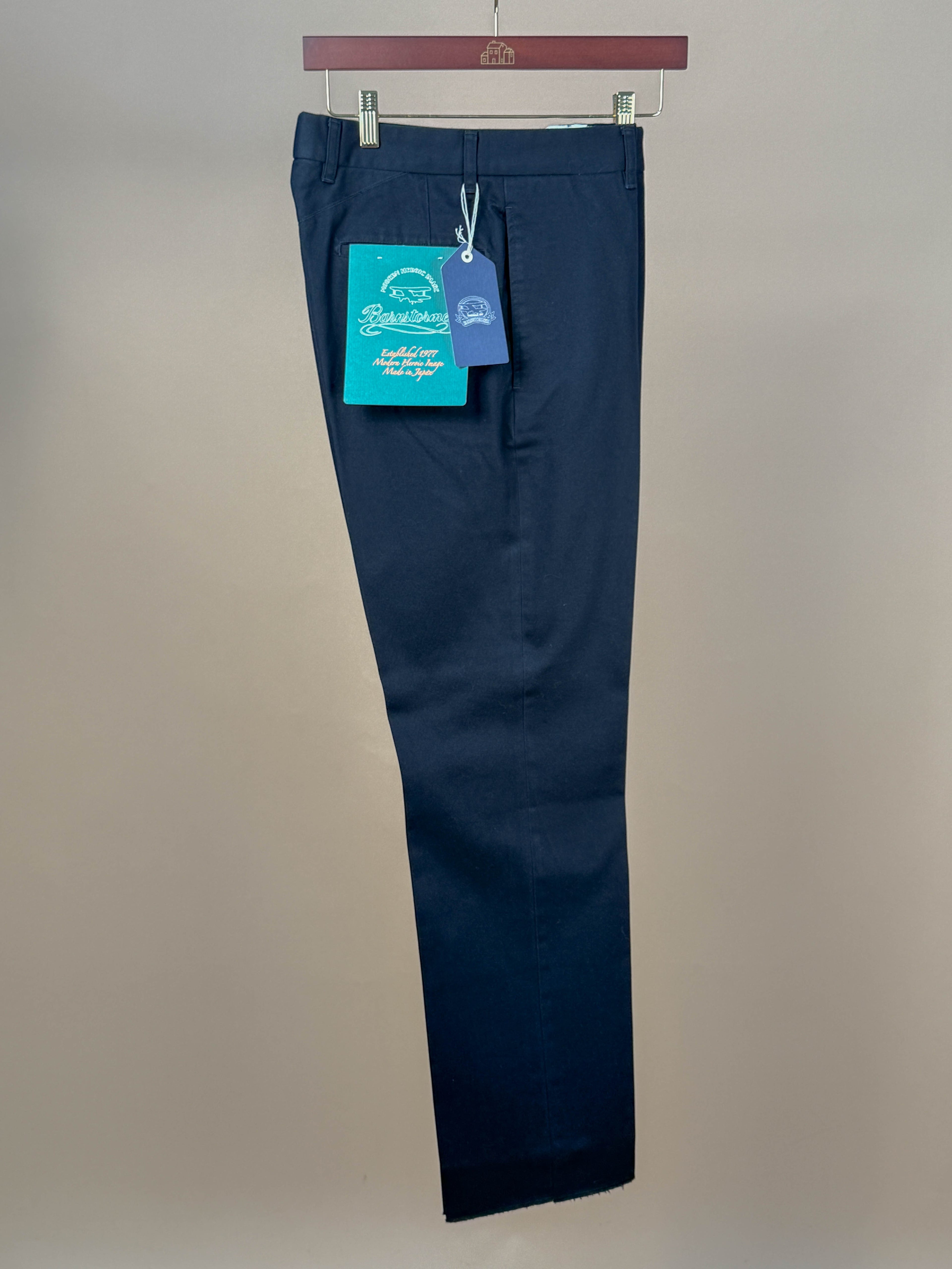 Navy Flat Front Chinos - 1952UC