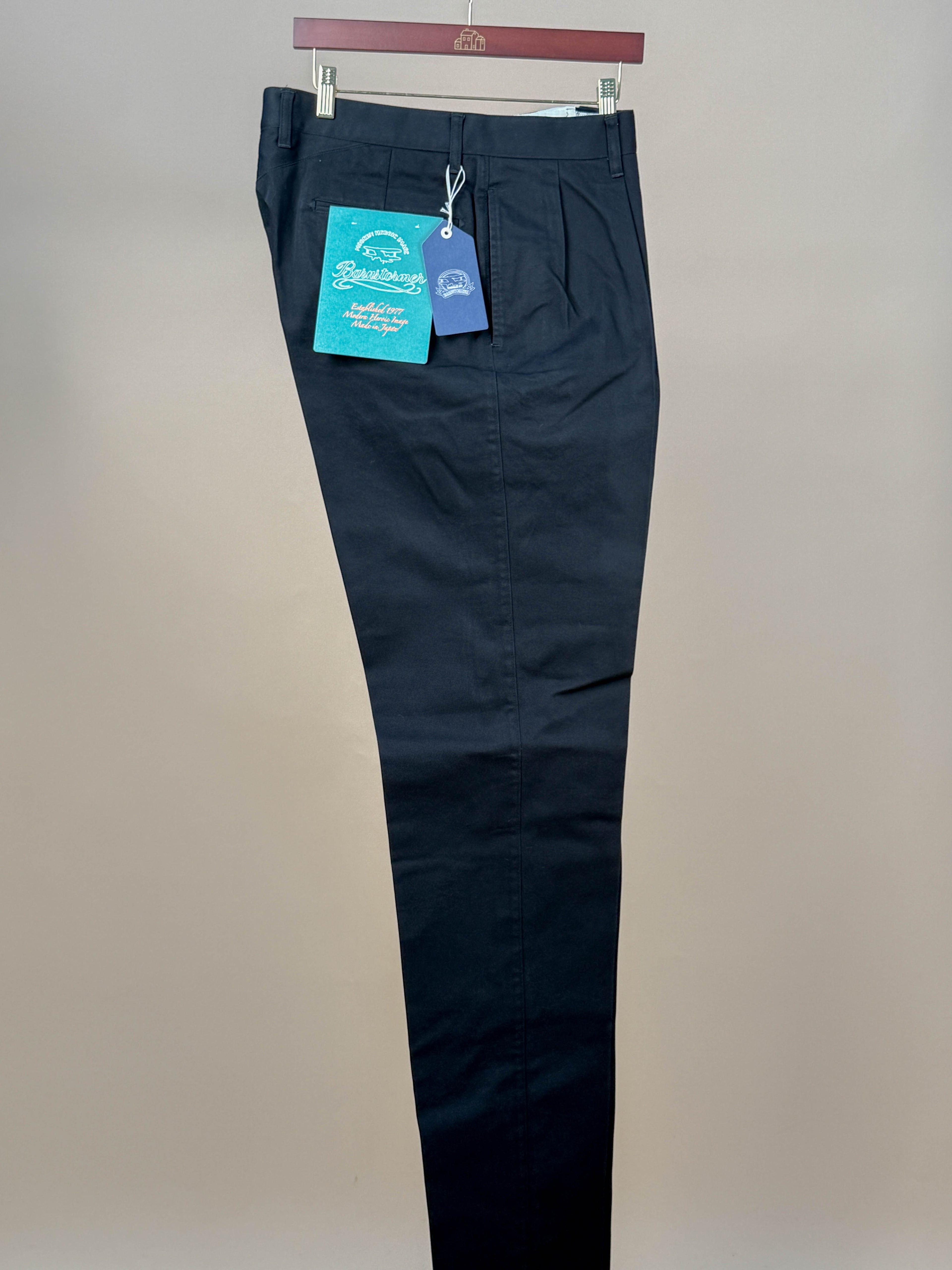 2 Pleat Chinos 1955UC - Black