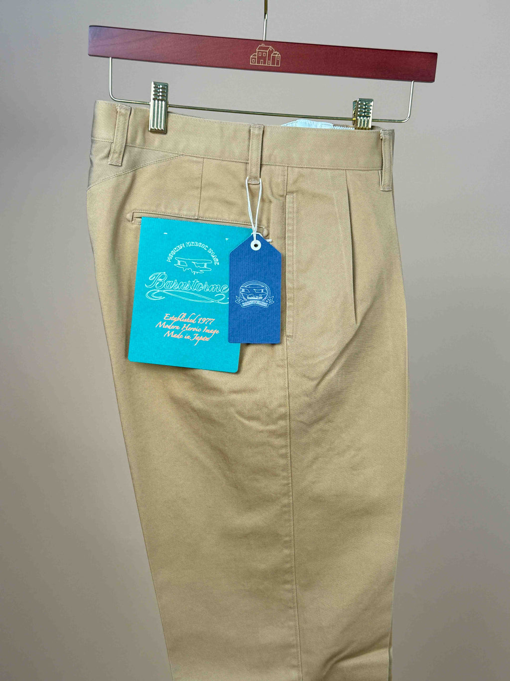 2 Pleat Chinos 1955UC - British Khaki