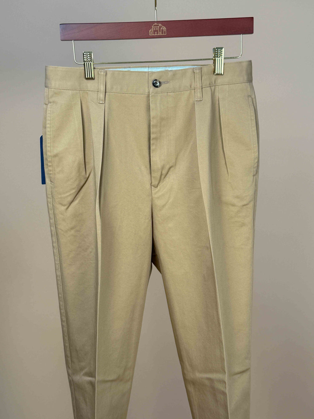 2 Pleat Chinos 1955UC - British Khaki