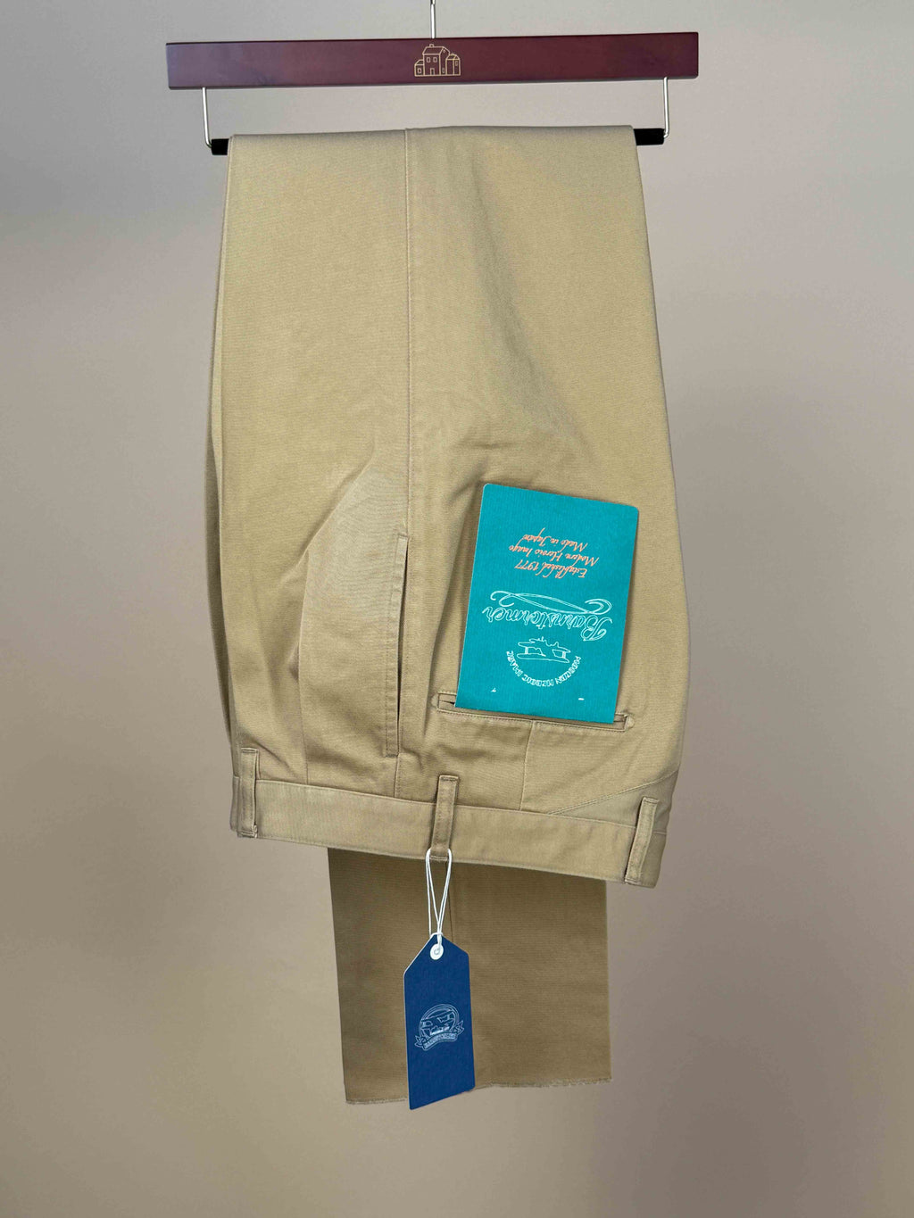 2 Pleat Chinos 1955UC - British Khaki