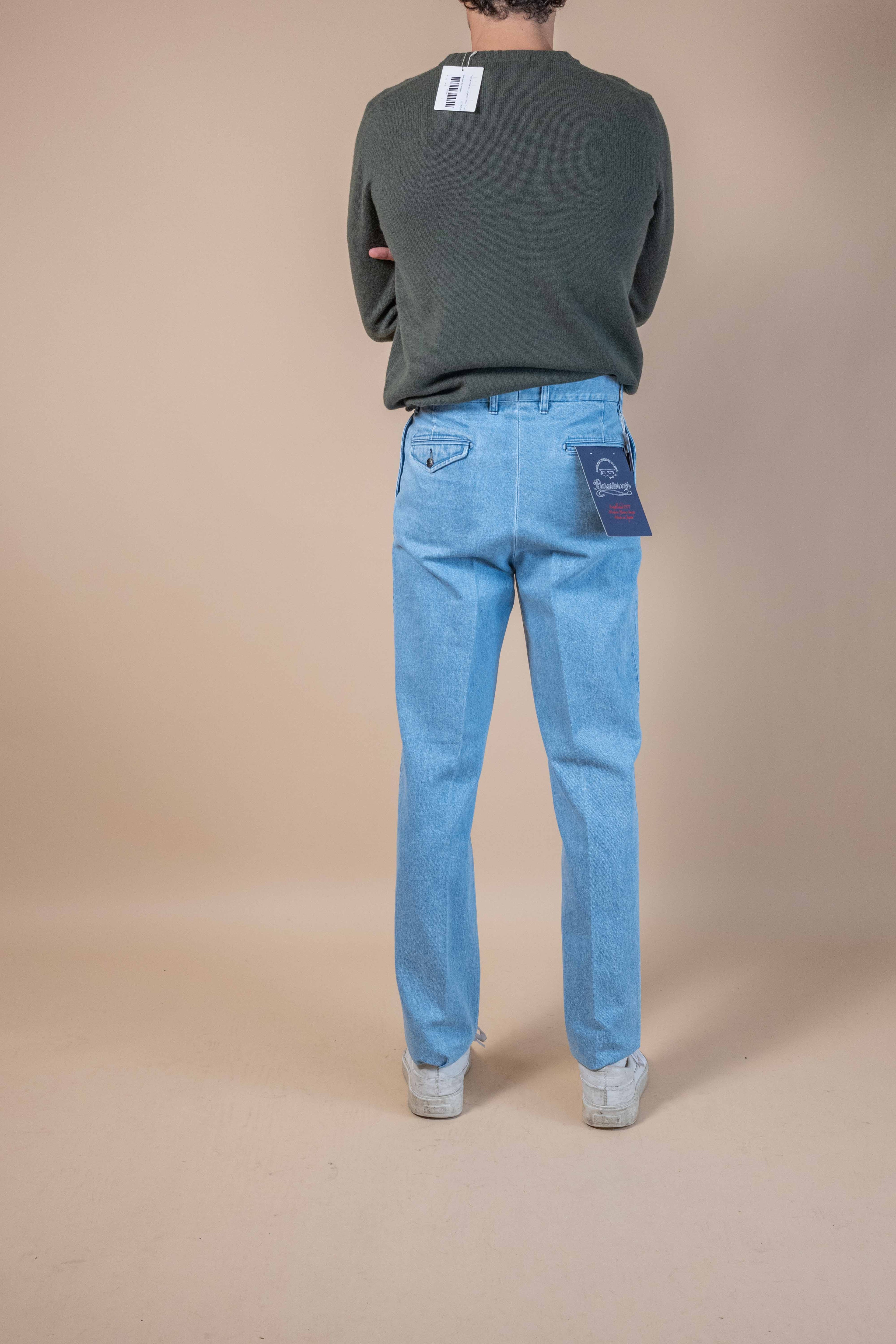Bleached 2 Pleat Jeans - 1955DNM