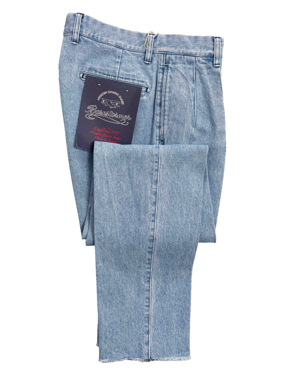 Bleached 2 Pleat Jeans - 1955DNM