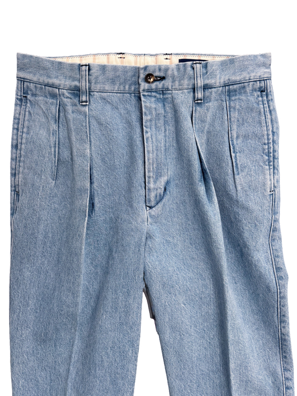 Bleached 2 Pleat Jeans - 1955DNM