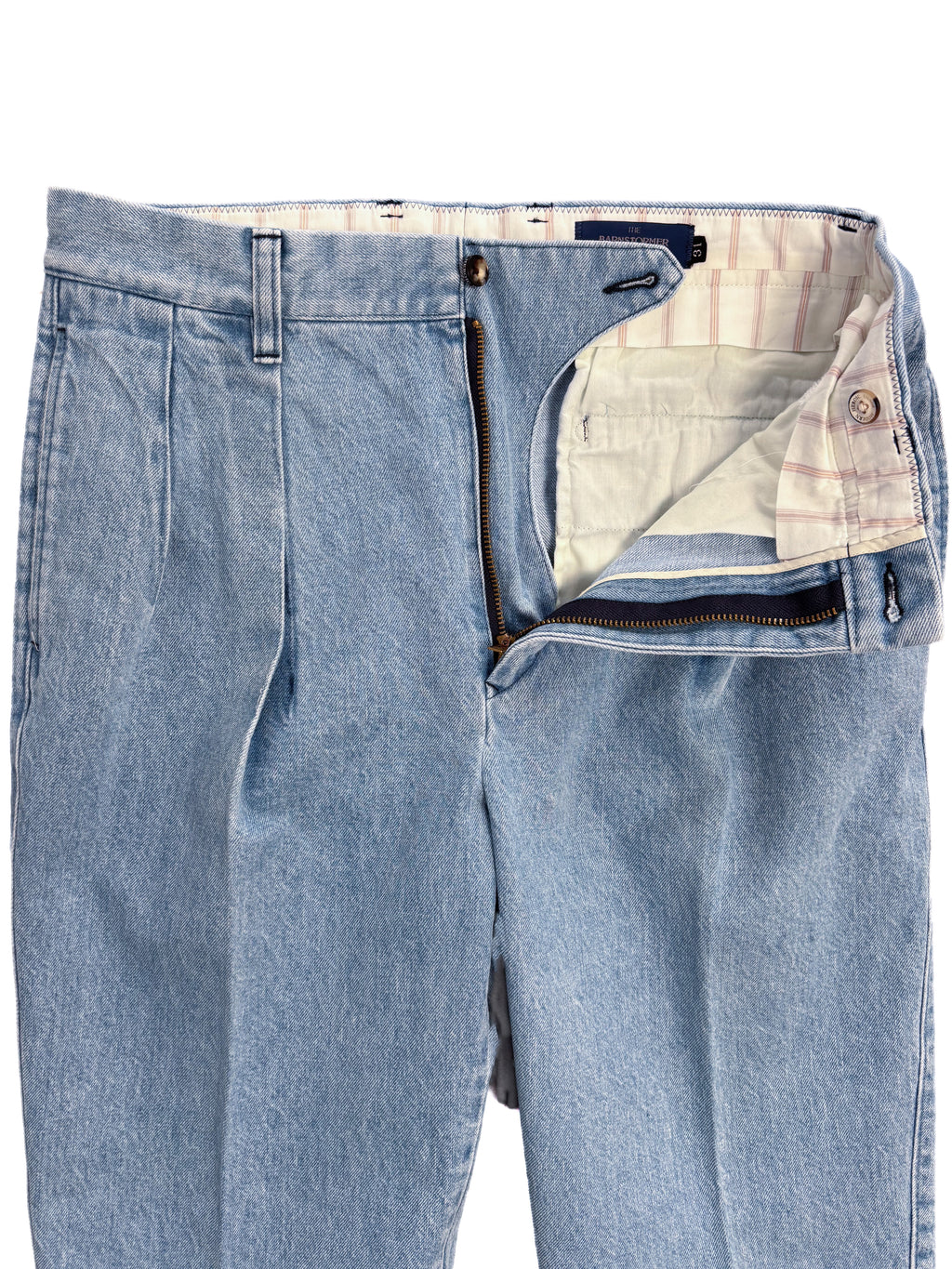 Bleached 2 Pleat Jeans - 1955DNM