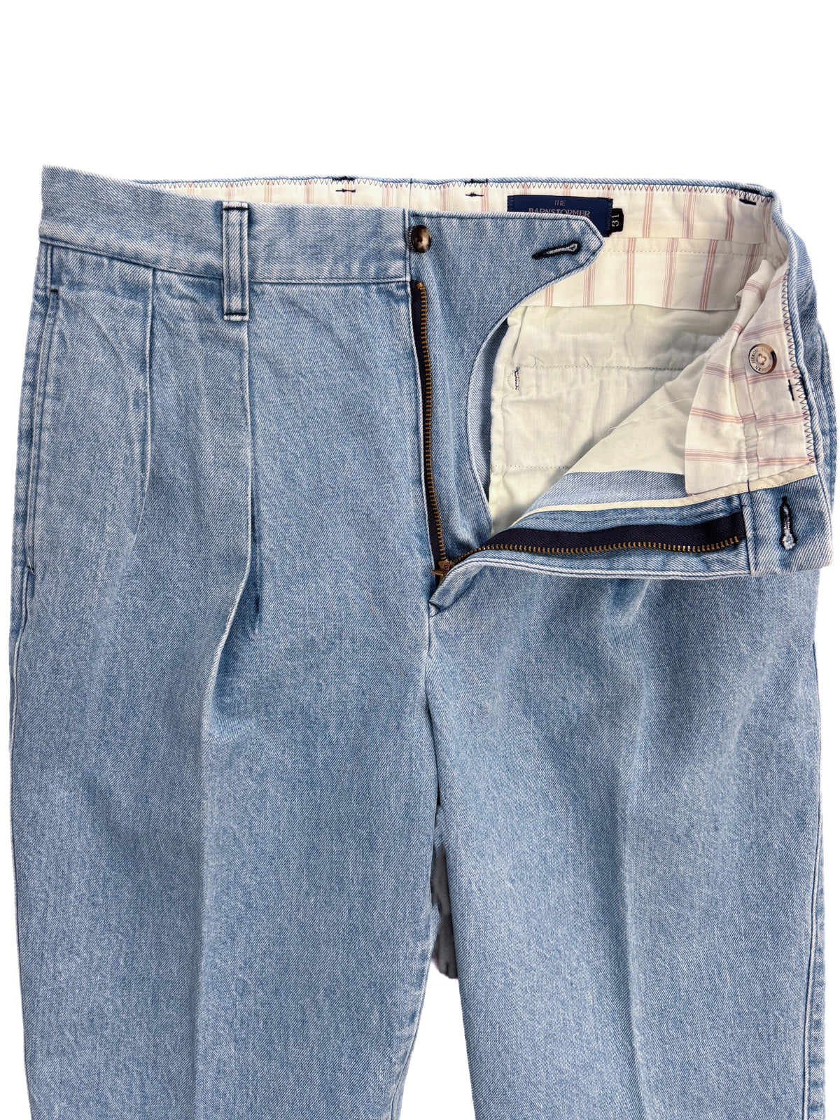 Bleached 2 Pleat Jeans - 1955DNM