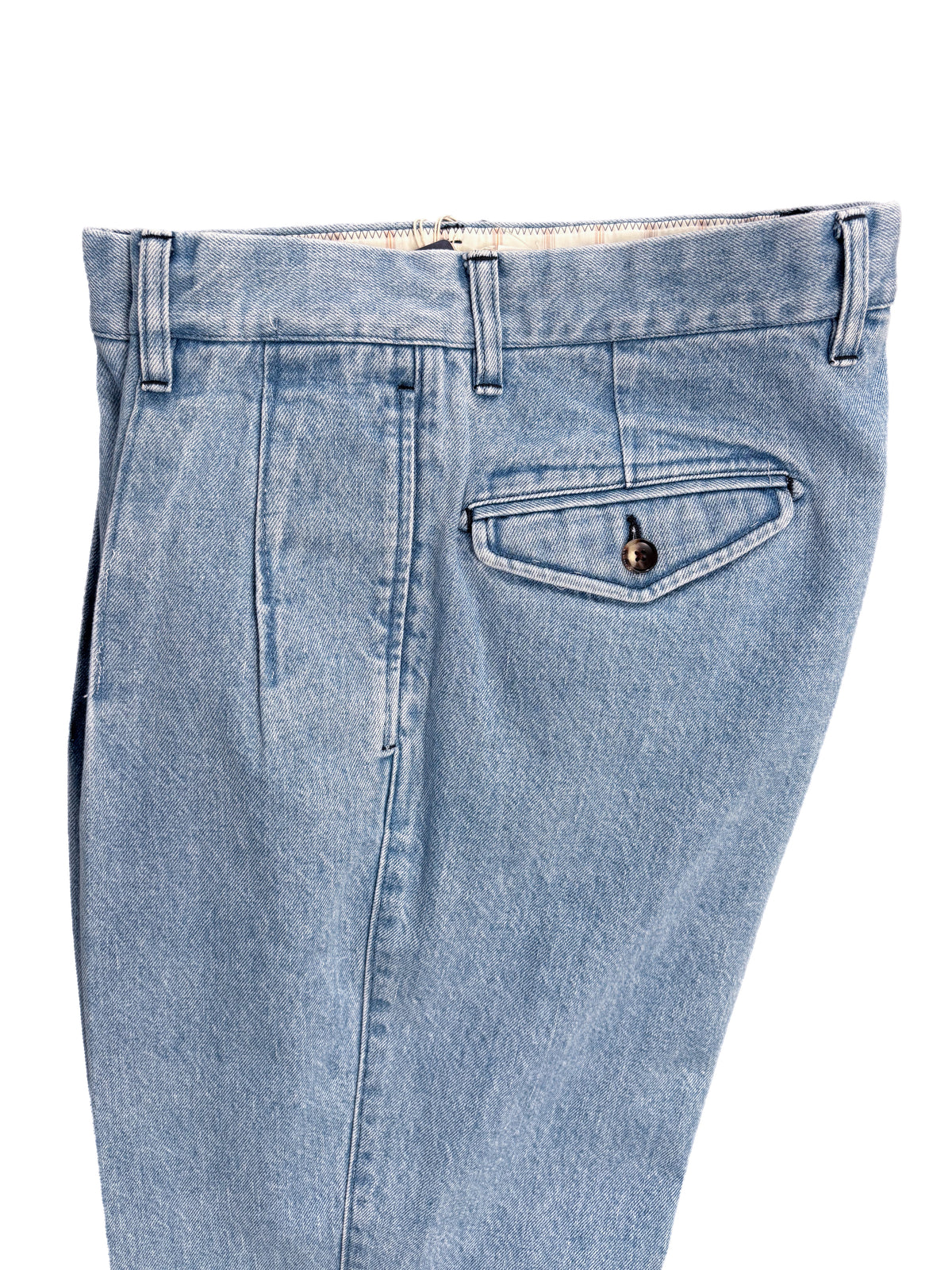 Bleached 2 Pleat Jeans - 1955DNM
