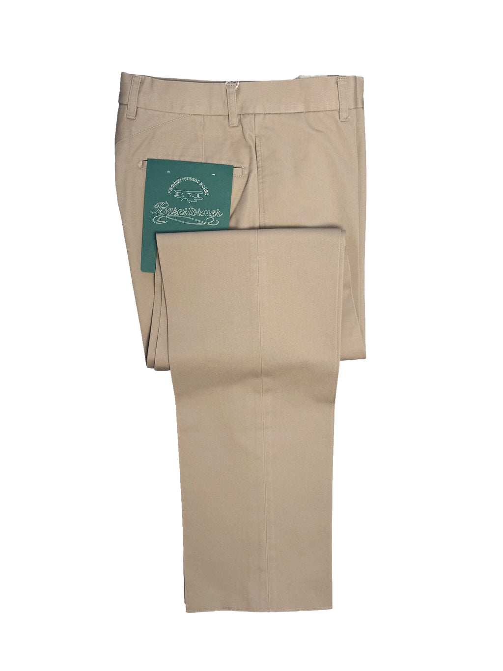 Khaki Flat Front Chinos - 1952UC