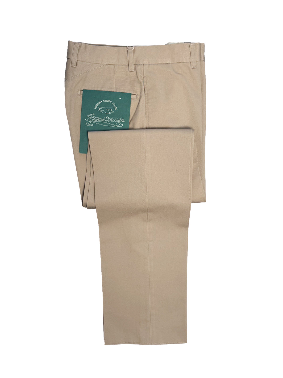 Khaki Flat Front Chinos - 1952UC