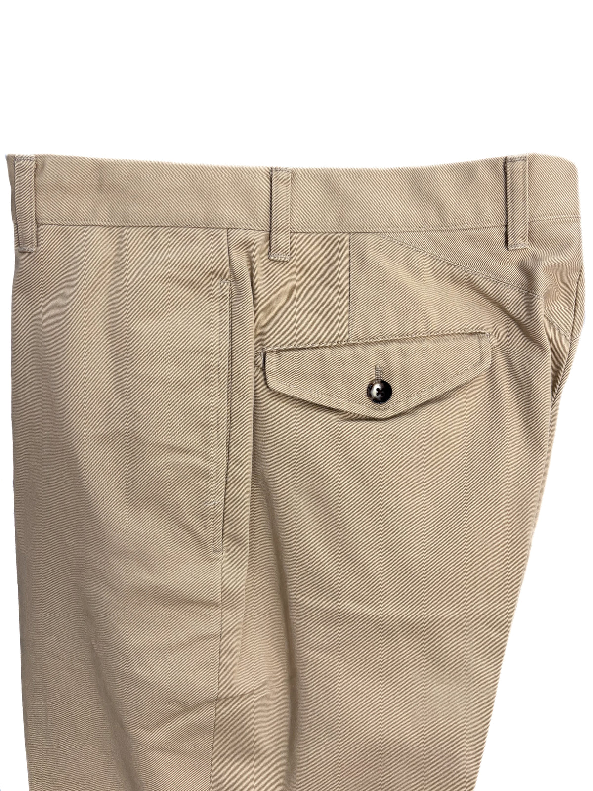 Khaki Flat Front Chinos - 1952UC