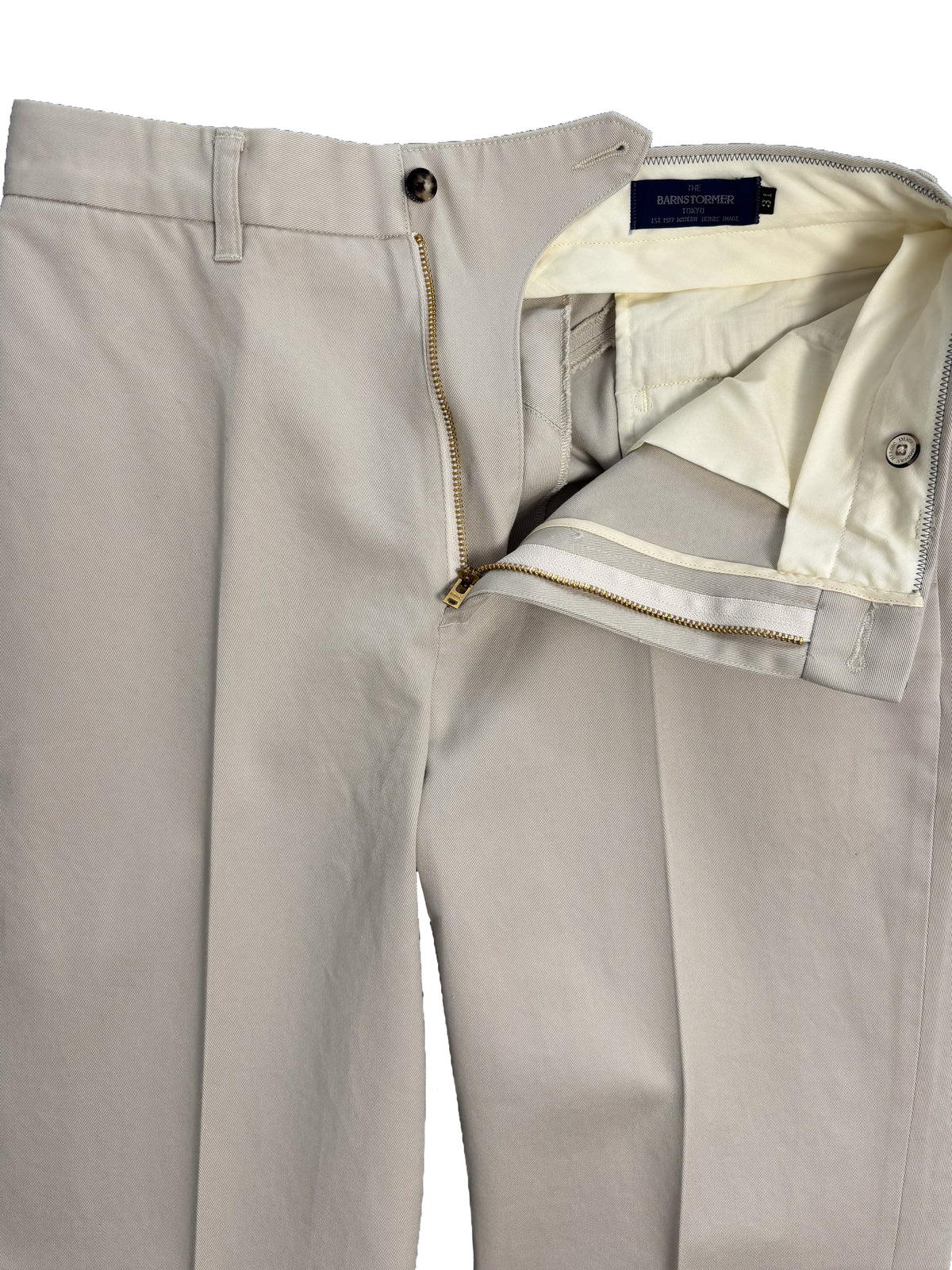 Stone Flat Front Chinos - 1952UC