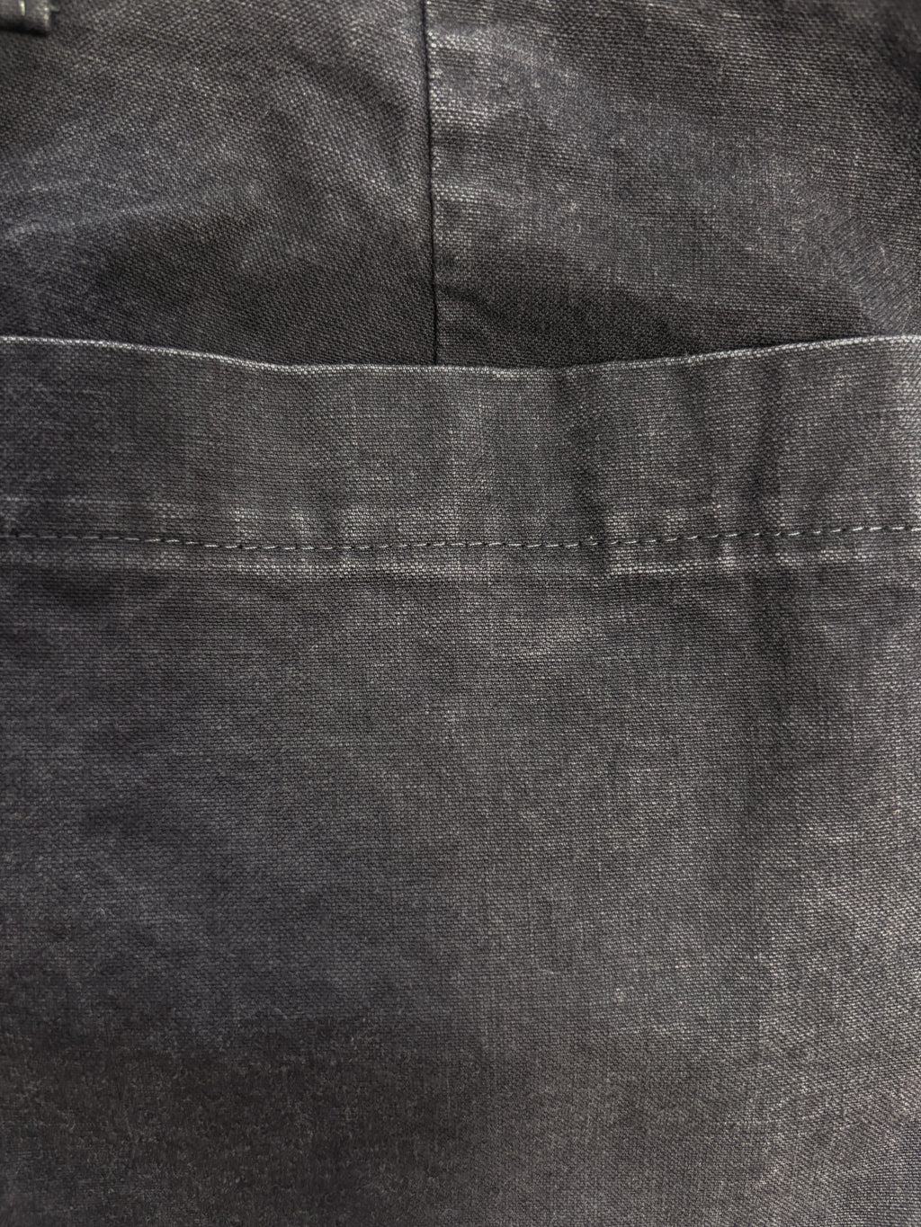 Washed Black Single Pleat French Work Chino - 1510P