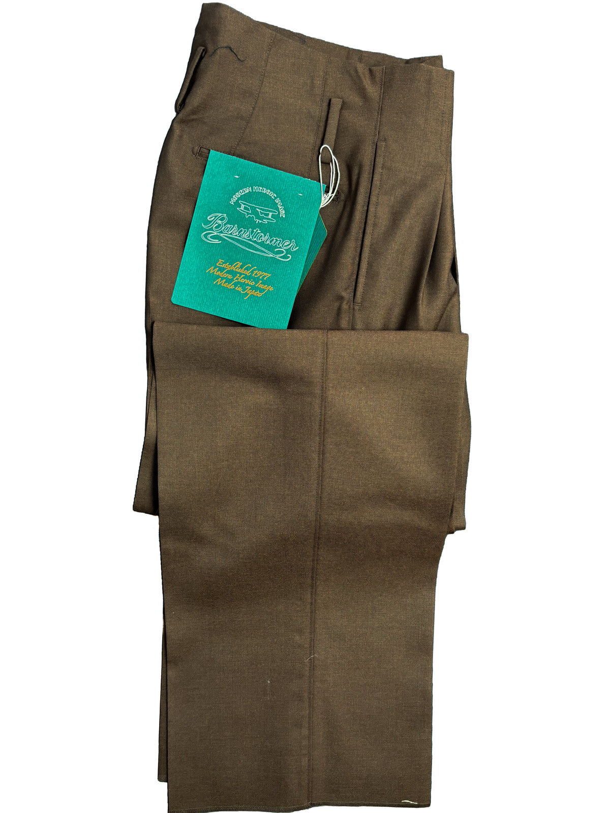 Wool Hollywood Trousers 1920 - Brown