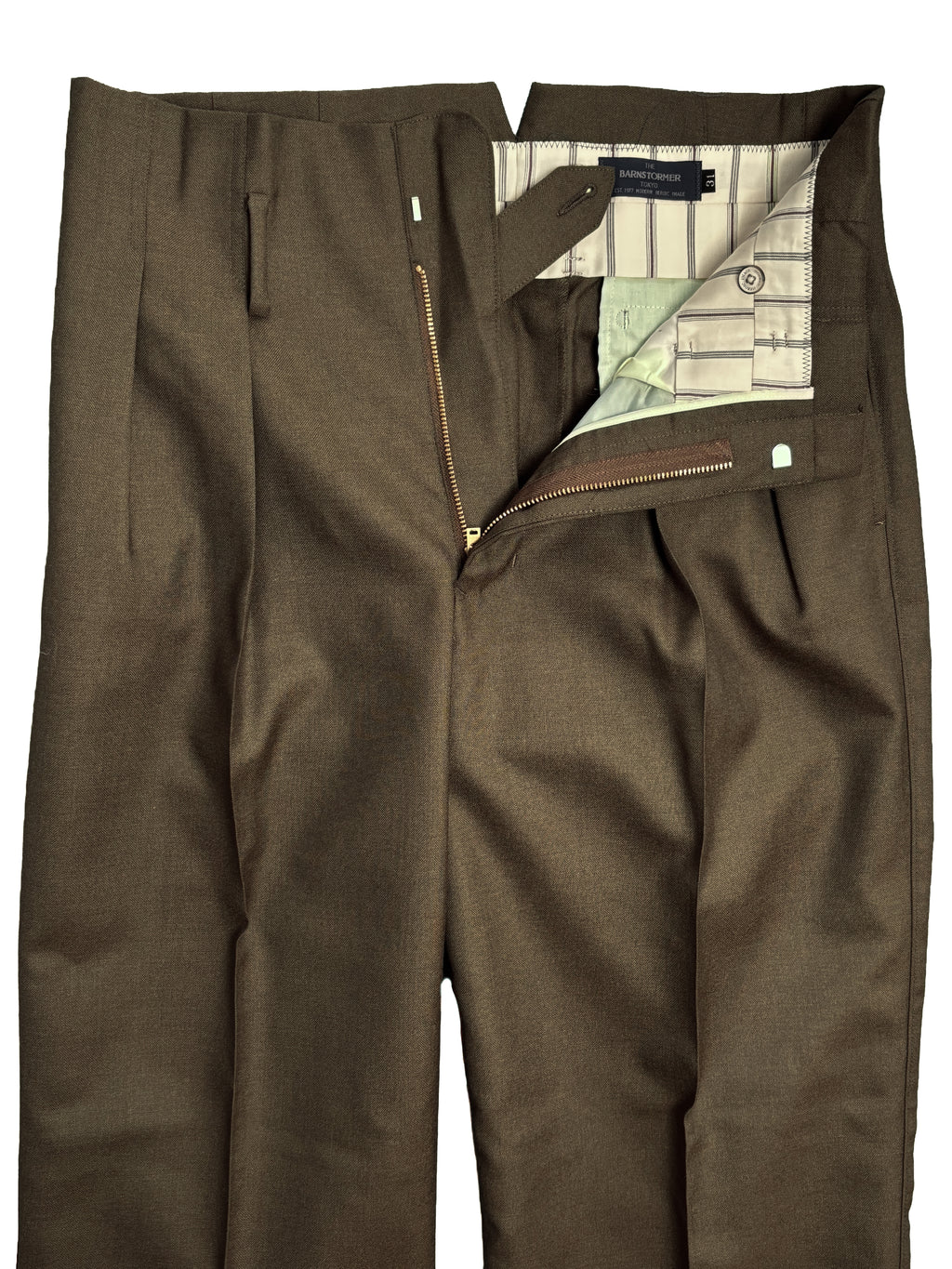Wool Hollywood Trousers 1920 - Brown