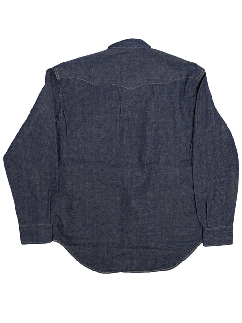 ABIQUIU Western Shirt - Indigo Selvedge Denim