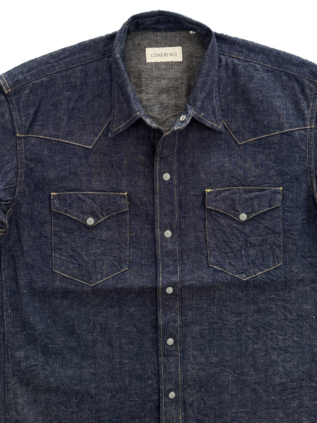 ABIQUIU Western Shirt - Indigo Selvedge Denim