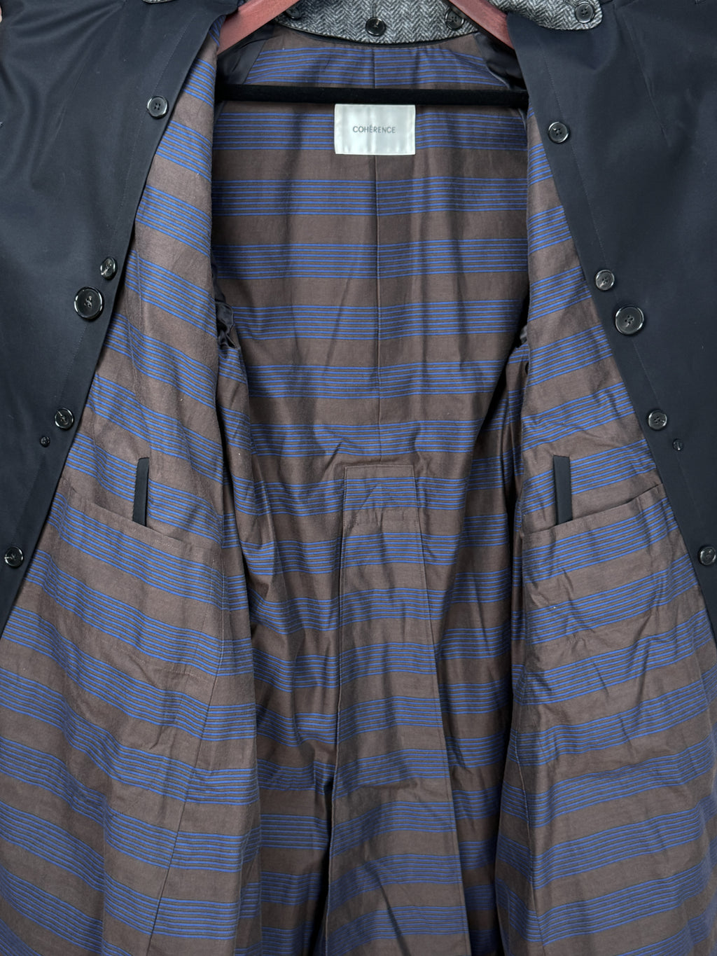 AL II Trench Coat - Navy