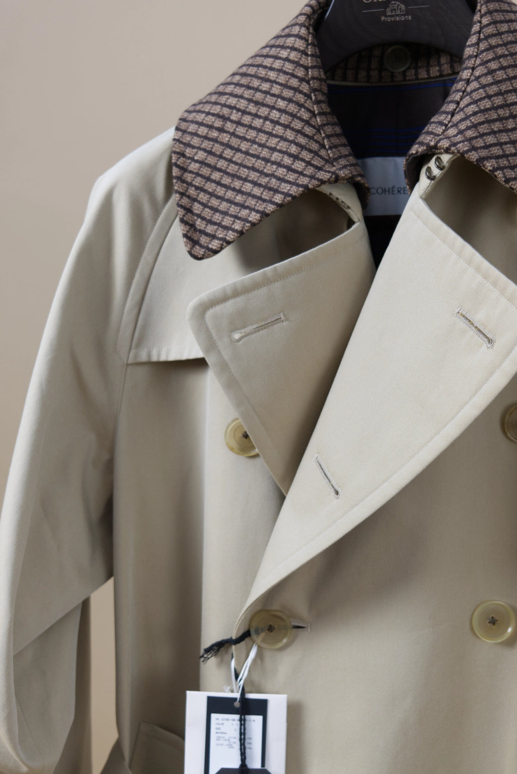 Cohérence AL II Trench Coat - Beige – Old House Provisions Cohérence AL II Trench Coat - Beige – Old House Provisions