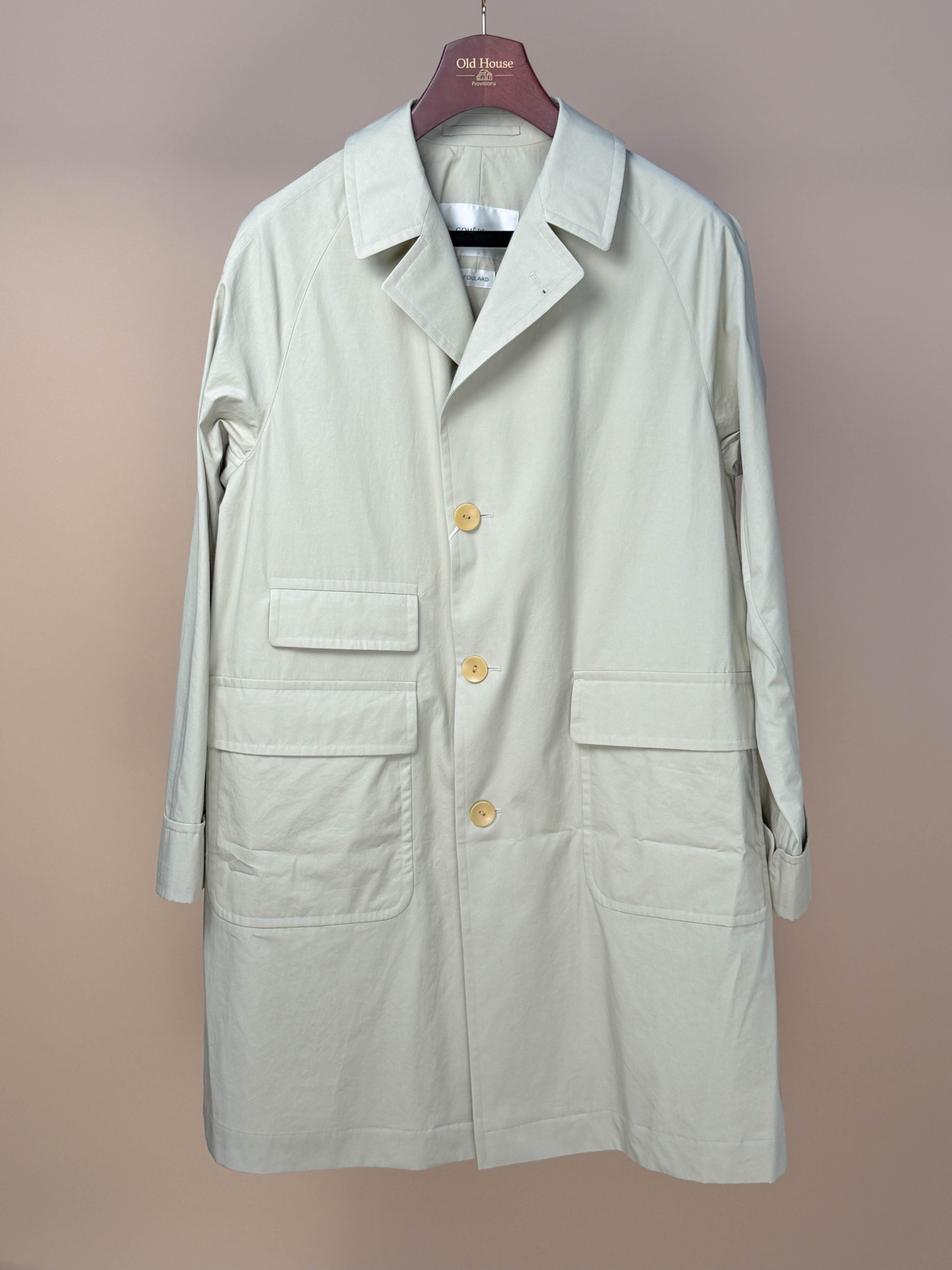Cohérence CORB II light weather-resistant cotton clothing in sand color, featuring a casual fit and durable fabric.