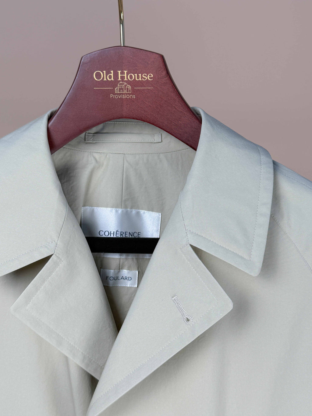 Cohérence CORB II light weather-resistant cotton clothing in sand color, showing a stylish, casual fabric design.