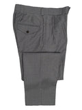 NICOLAS Trousers - Grey Nailhead Wool Twill