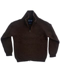Hand-framed Wool/Cashmere Full Zip Sweater - Porcupine