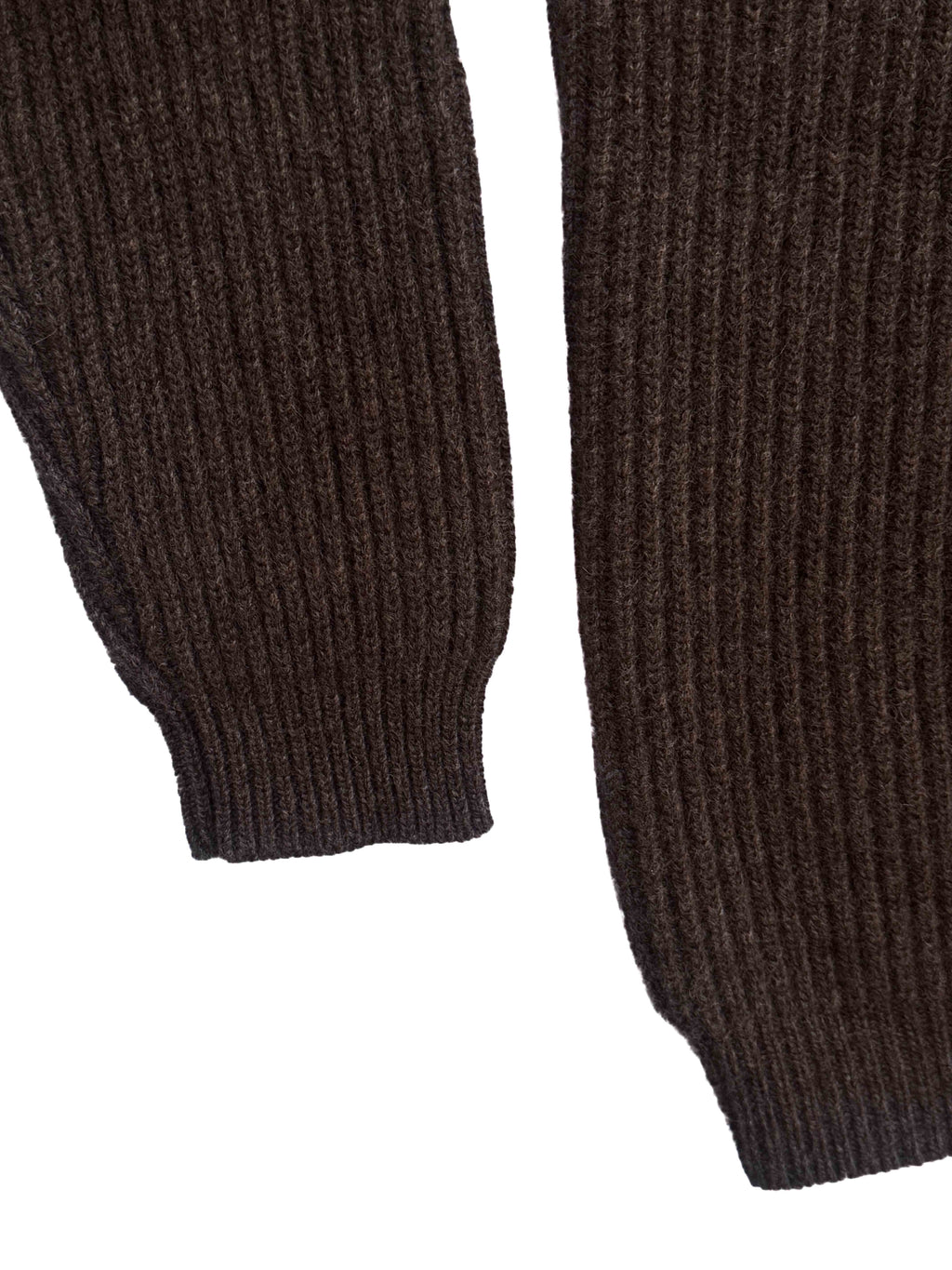 Hand-framed Wool/Cashmere Full Zip Sweater - Porcupine